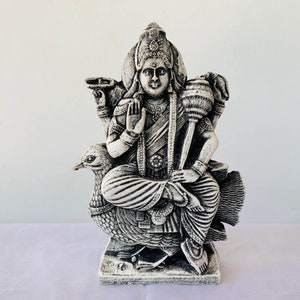 Vishnu Statue Vishnu ji statue Vishnu Stone Small Travel Altar Portable Altar Hindu Shrine Statuette Lord Vishnu Yoga Gifts Hindu Gifts