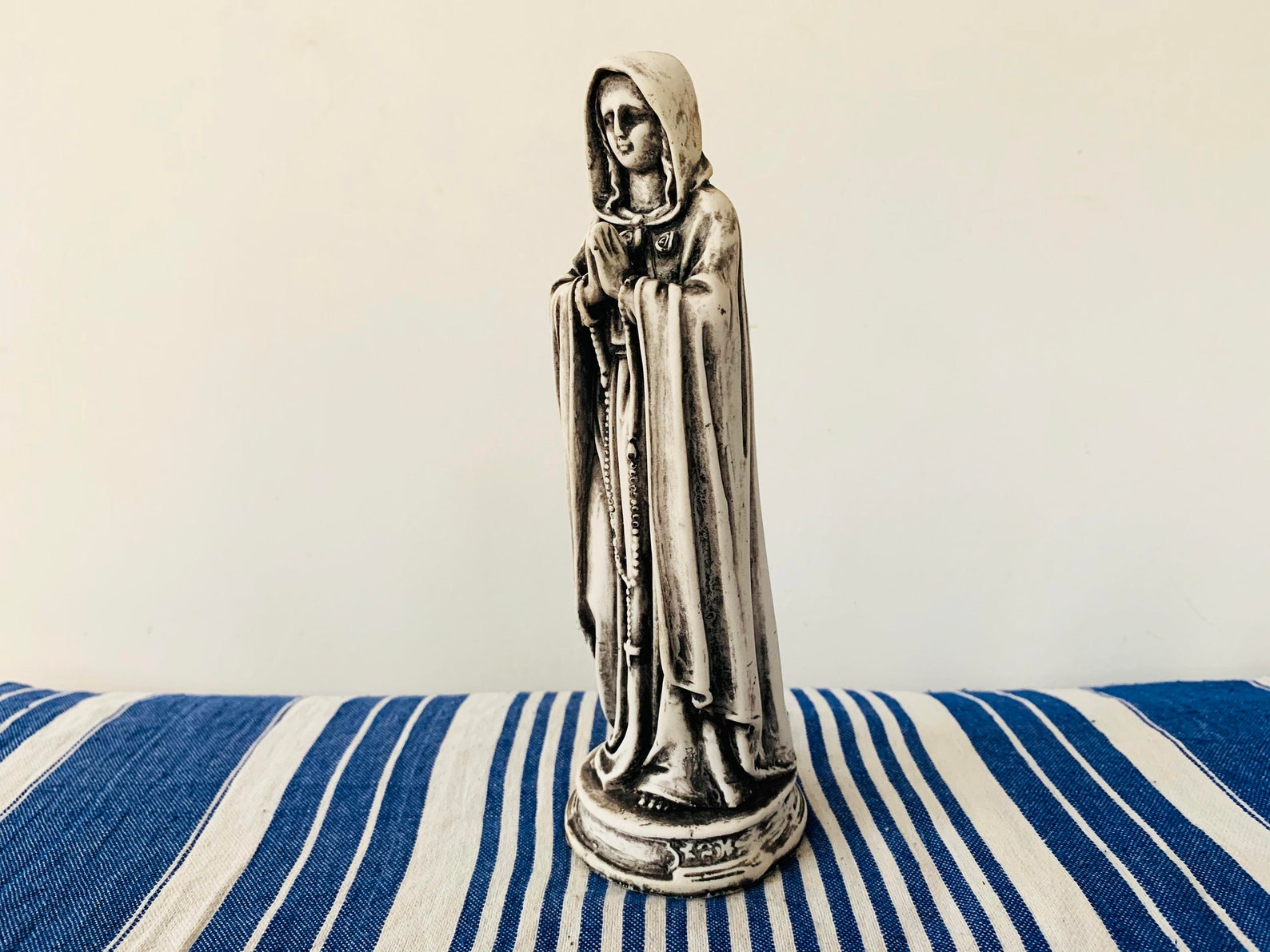 Virgin Mary Mother Sculpture Religious Handmade Stone Statue - Etsy