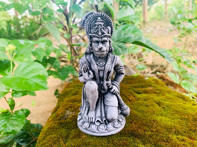 Lord HANUMAN Statue/hanuman Stone Statue Hanumantha/monkey Etsy