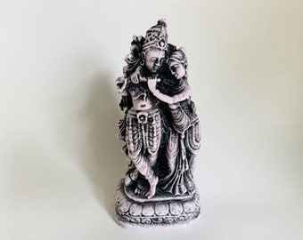 Large Radha Krishna Statue Couple Hindu Divine Romantic Couple Figurine Statue Lord Krishna Statue Lord Gopal Statue Large Krishna sculpture