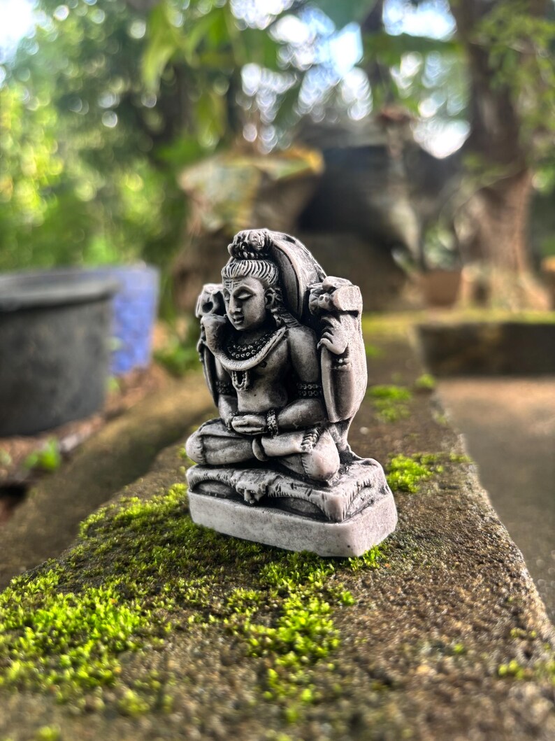 Small Shiv Small Meditating Shiva Stone Statue, Hindu God Shankar Idol - Etsy