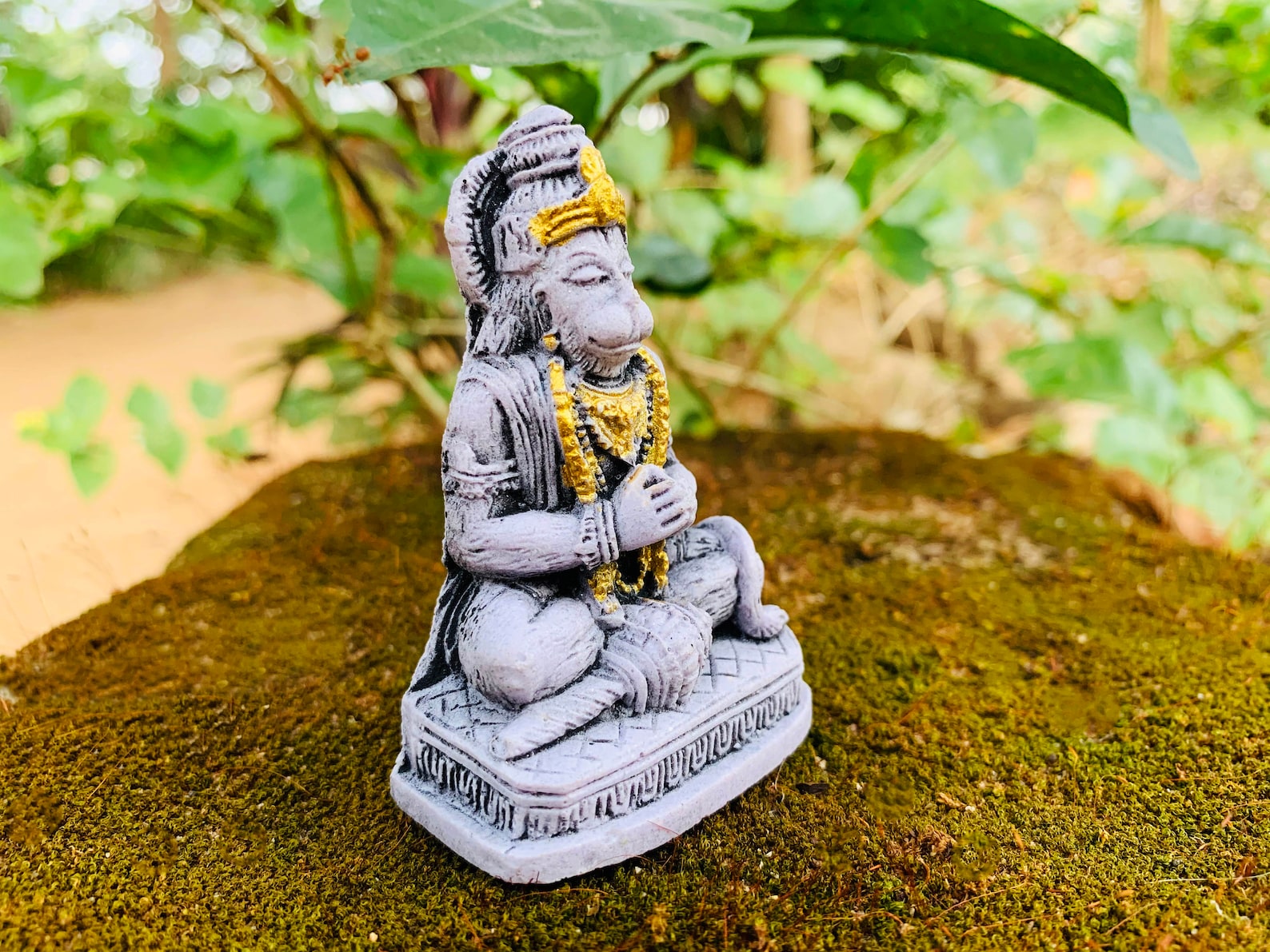 Small Lord HANUMAN Statue hanuman stone statue Hanumantha Etsy