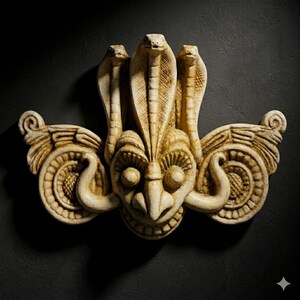 スリランカ製 ラクシャ仮面 ペア 魔除け 木彫り 民族工芸 i-img1200x1200-