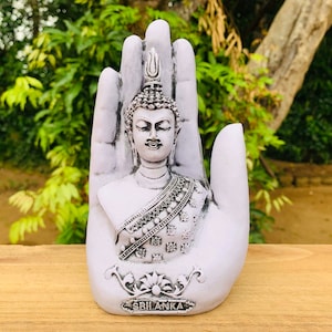 Unique Lord Budddha stone statue Thai Meditating Buddha Figure Peaceful Buddha Gotama medicine buddha Mindfulness Decor Gift for Buddhist