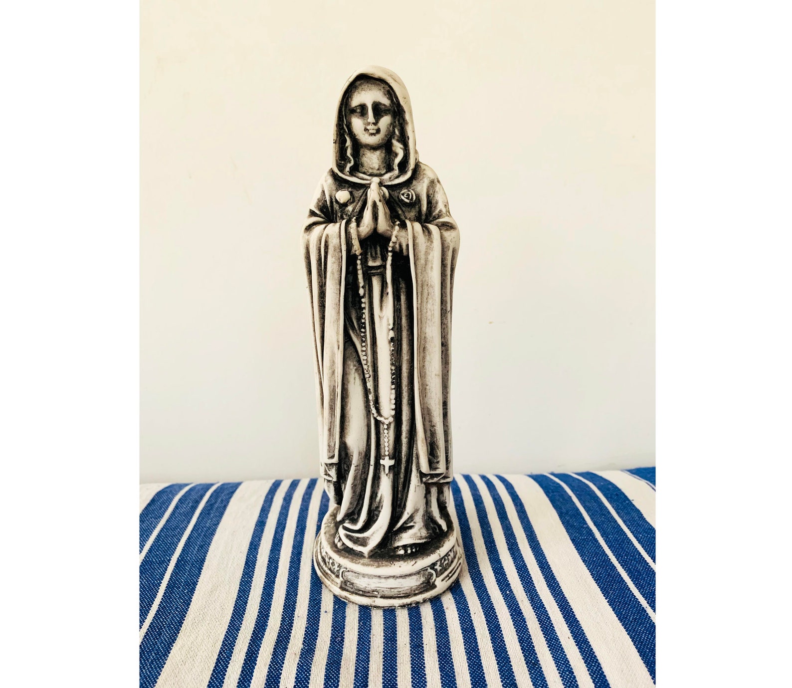 Virgin Mary Mother Sculpture Religious Handmade Stone Statue | Etsy