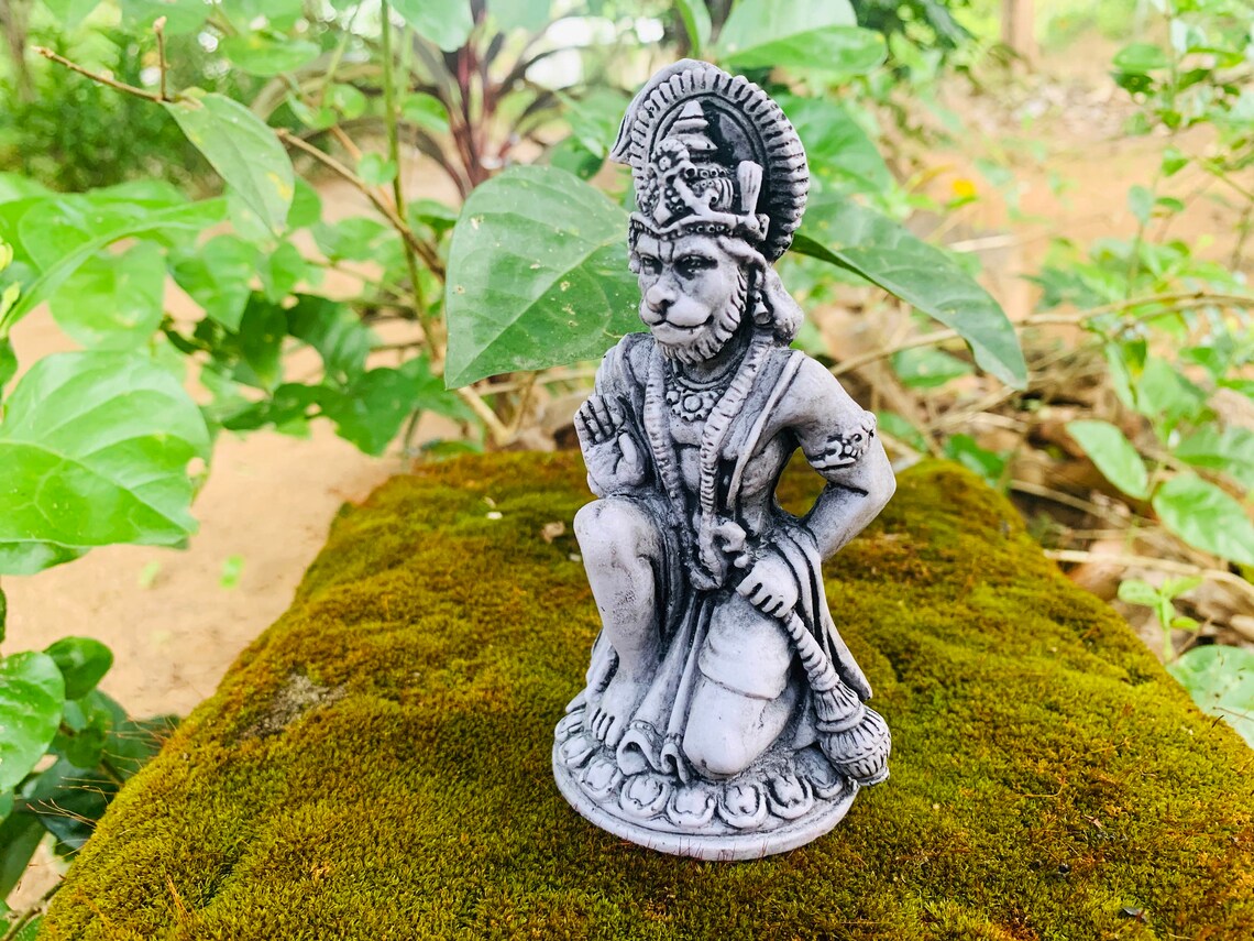Lord HANUMAN Statue/hanuman Stone Statue Hanumantha/monkey Etsy UK