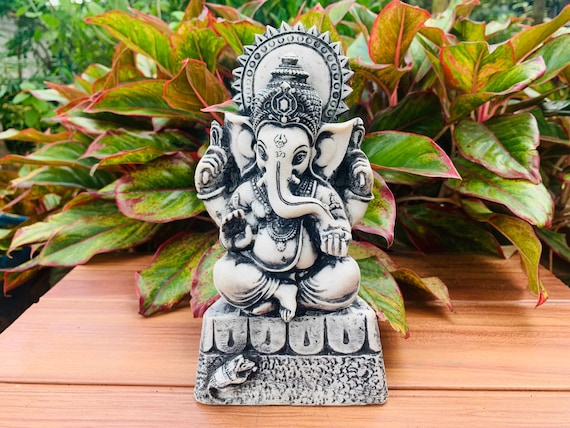 Large Lord Ganesha Statuehand Carved Stone Seated Ganesh - Etsy