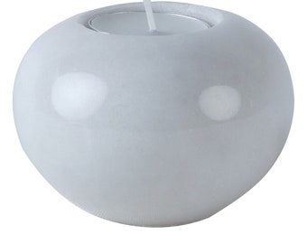 Marble Tea Light Candle Holder - Handmade