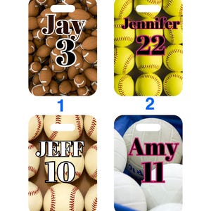 Personlized Sports Bag Tags Custom Name Tag