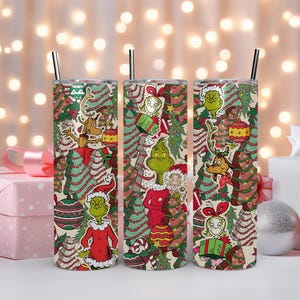De grinch-kerstboomtaarten