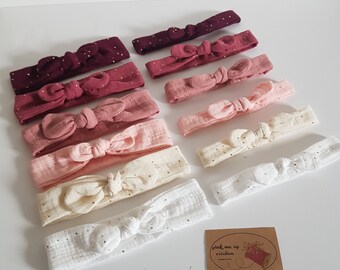 Bandeau Bebe Or Etsy