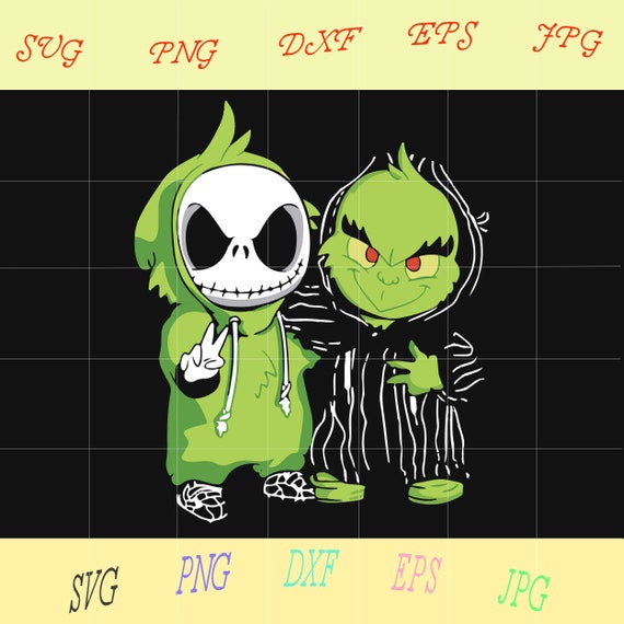Download Jack And Grinch Svg Christmas Svg Png Dxf Eps Digital File Etsy