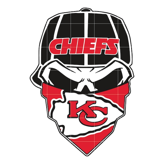 Kansas City Chiefs skull logo svg Basket ball svg Logo Etsy