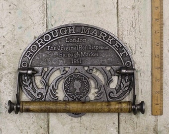 Cast Iron BOROUGH MARKET  Kitchen Roll Holder