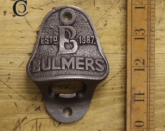 BULMERS CIDER  Bottle Opener  Cast Iron Wall Mounted
