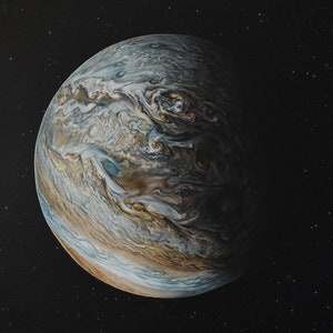Printed Artwork: Jupiter Planet | Space Art Wall Decoration