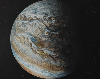 Printed Artwork: Jupiter Planet | Space Art Wall Decoration