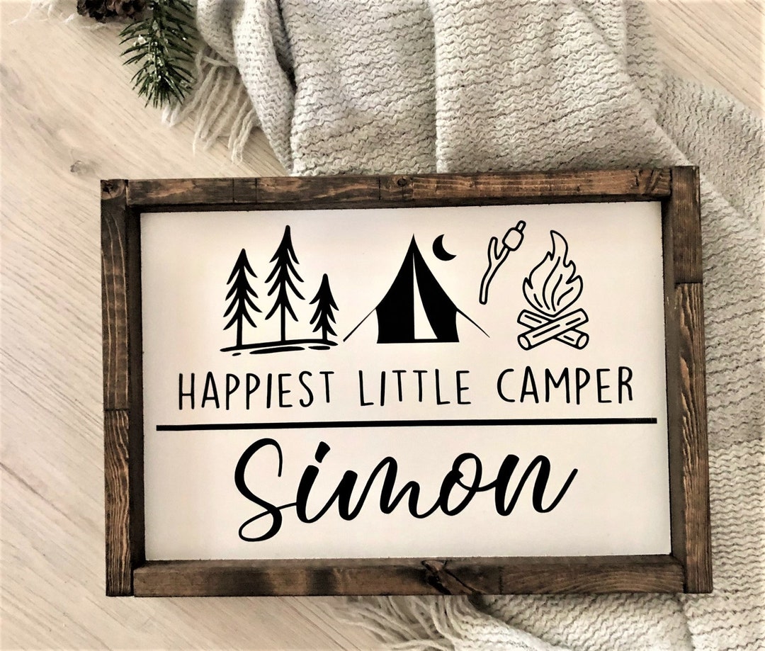 Camping Sign Etsy