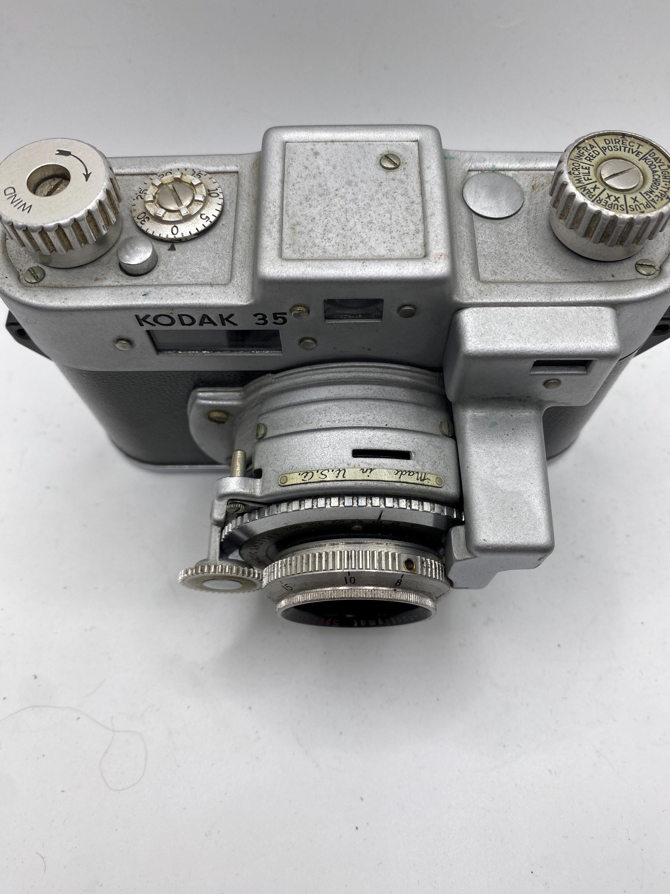 Kodak 35 Rangefinder 35mm F 3.5 50mm Anastigmat Lens Vintage