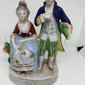 Occupied Japan Porcelain Figurine Couple Vintage