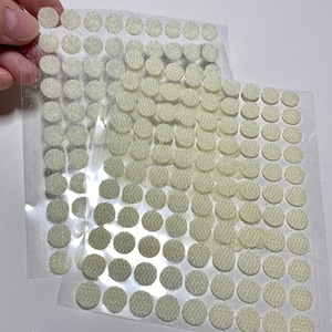 Hook and Loop Self-adhesive dots - 10mm