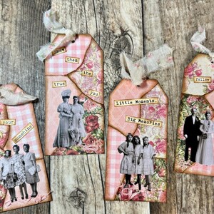 4 pc. whack and stack tags