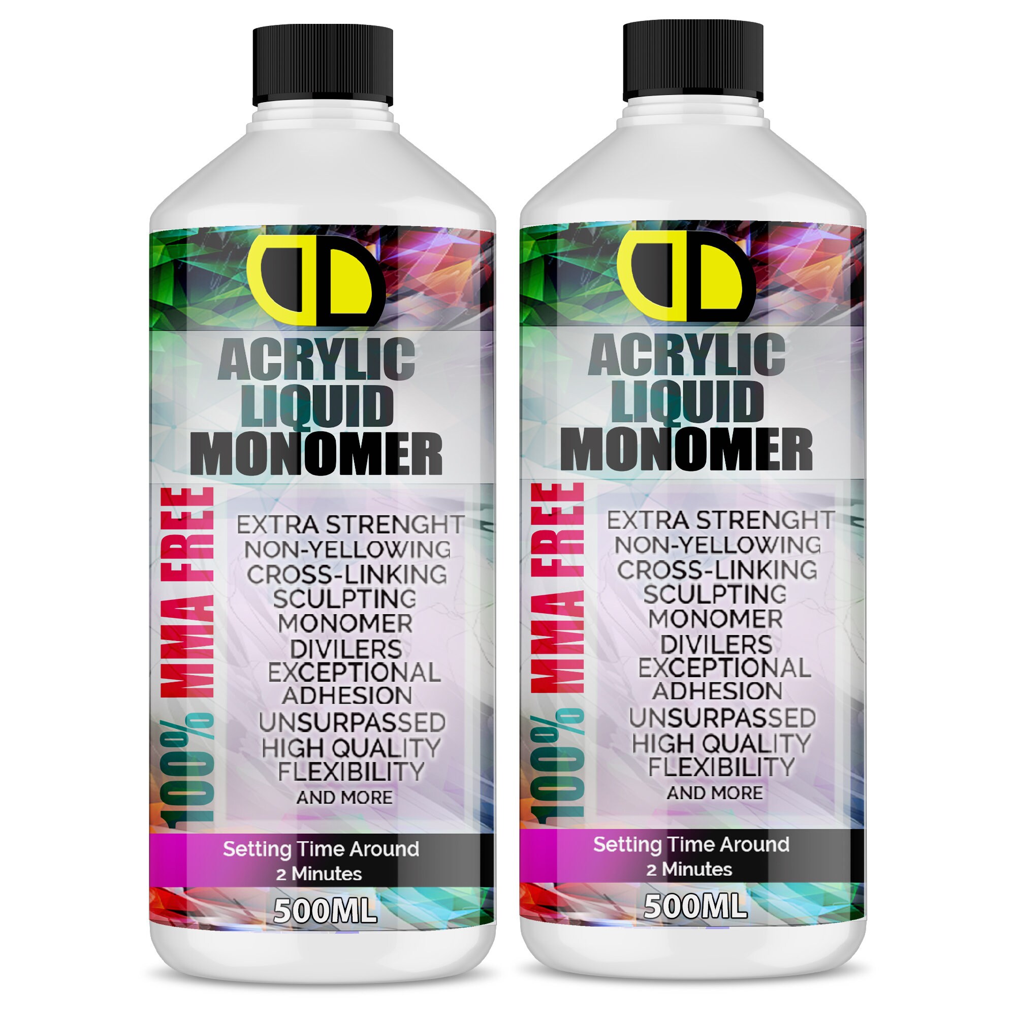 Acryl Liquid Monomer Professionelle Acrylnägel 1000ML 2X500 Etsy