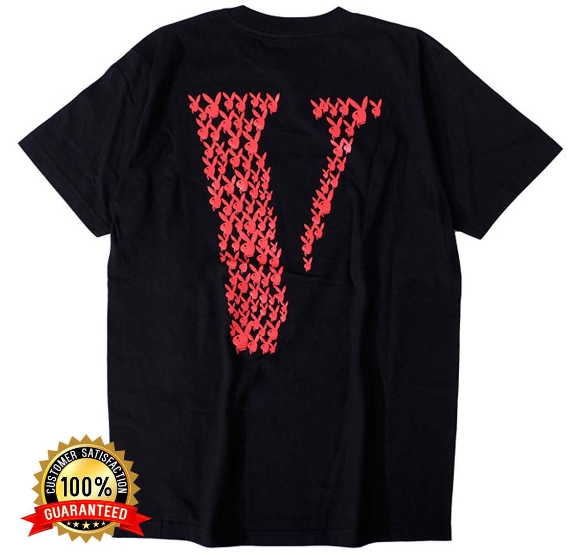 VLONE T Shirt Vlone x Playboy Carti Red T Shirt Long Sleeves | Etsy