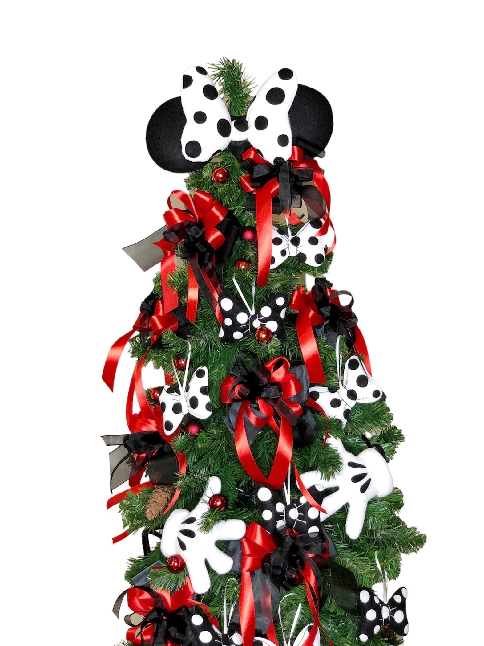Mickey Mouse Christmas Ribbon  Disney Christmas Ribbon Wired - 5y