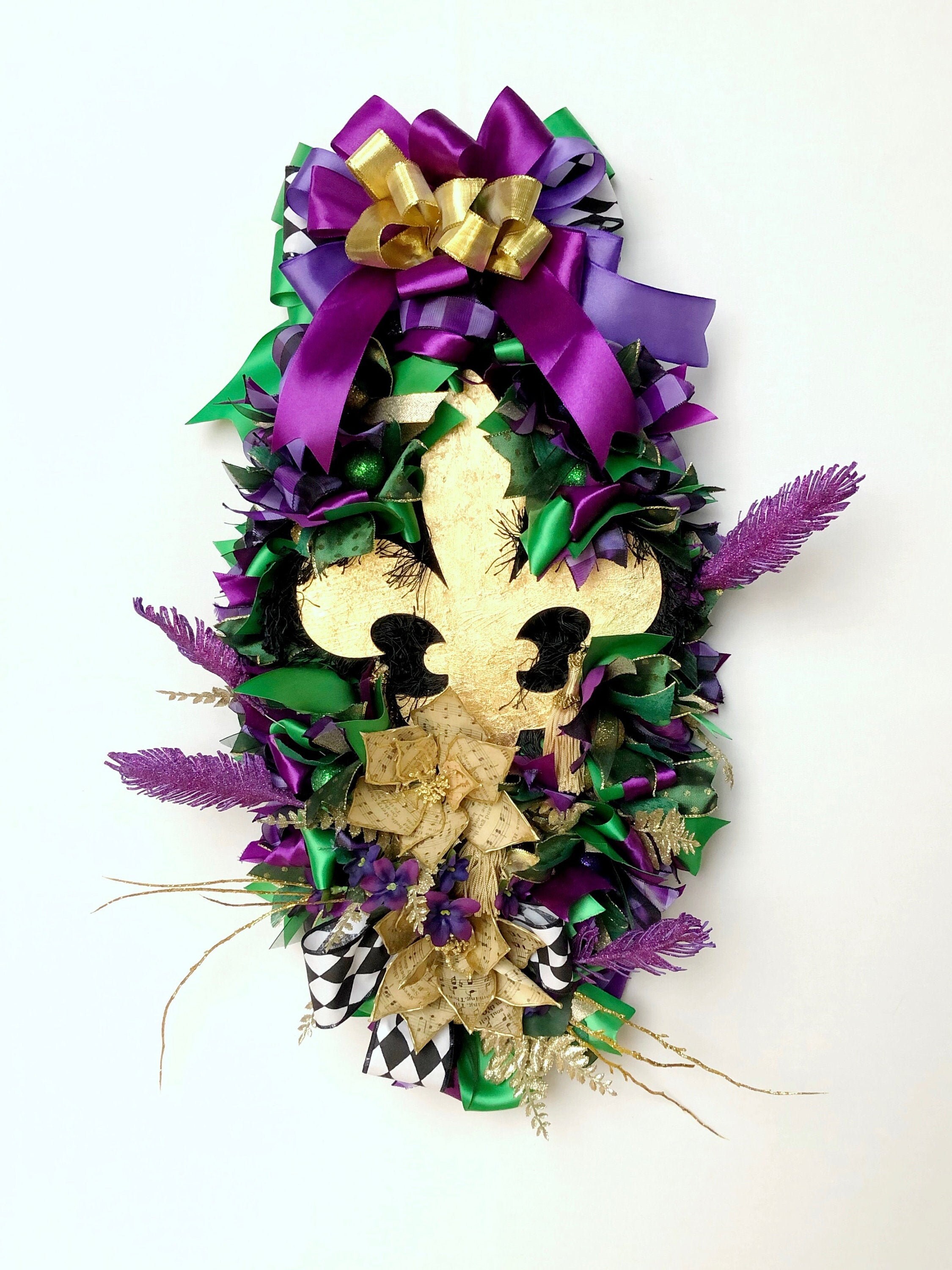 mardi gras door banners
