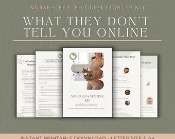 GLP-1 Medication Food List Guide, Nurse-Created Nutrition (PDF Download)