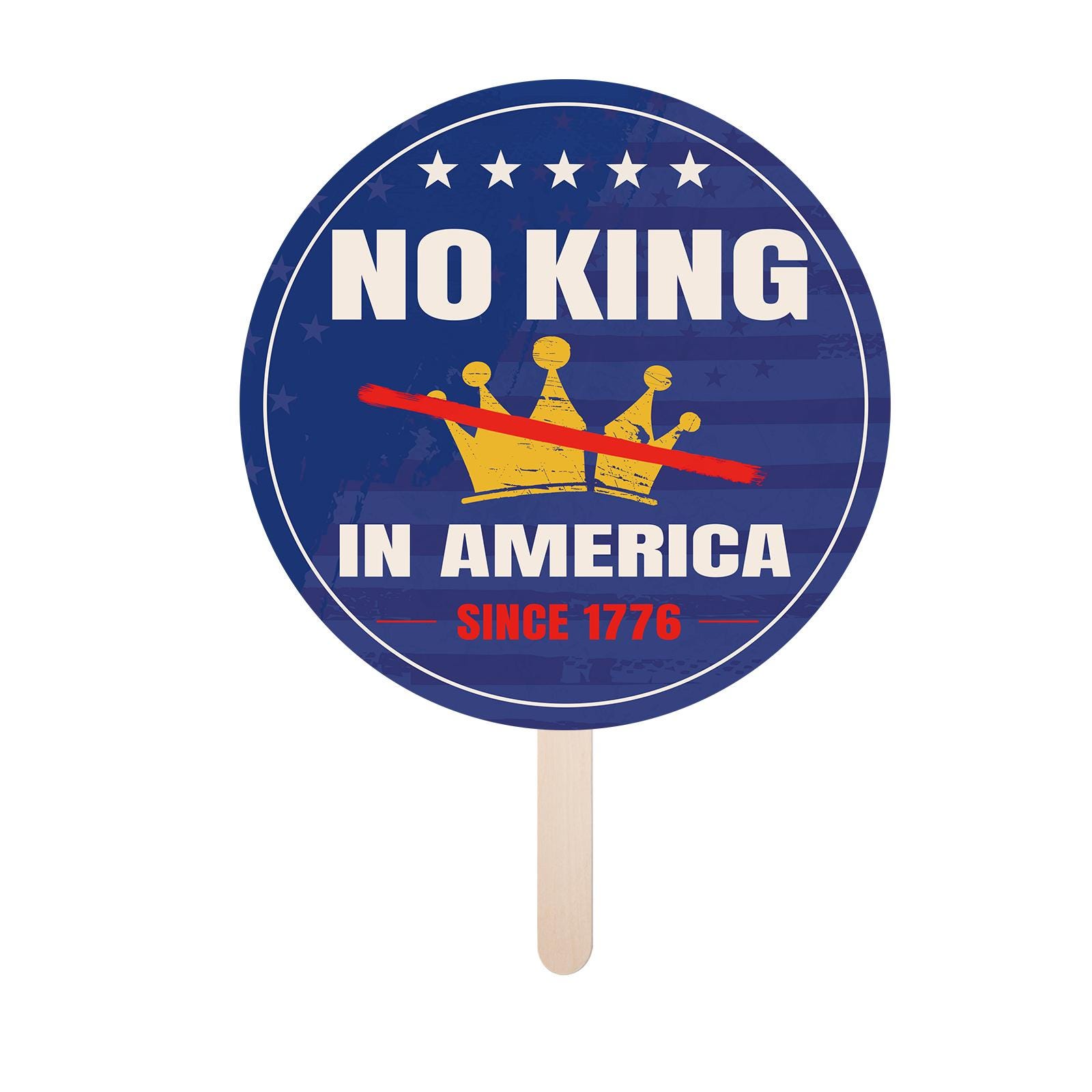 Protest Sign Sticks No Kings Protest Sign on Sticks to Carry, Handheld Sign for Rally ...