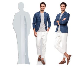 Custom Life Size Cardboard Cutout, Personalized Full Body Standee, Photo Booth Prop, Upload Your Photo