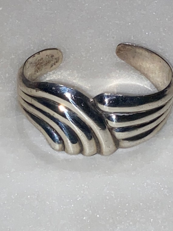 Wavy Sterling Cuff 925 - image 1