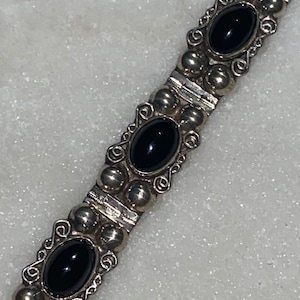 Antique Onyx Link 925