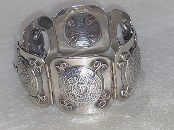 Aztec Calendar Link Bracelet - image 4