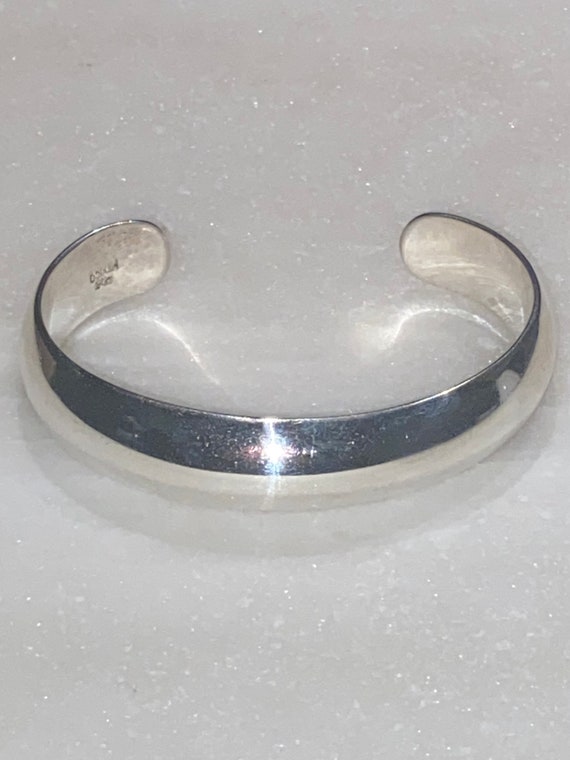 Solid Sterling Silver Cuff 925 - image 1