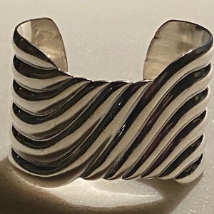 Dulce Sterling Twist Cuff Bracelet