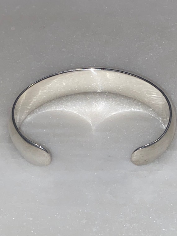 Solid Sterling Silver Cuff 925 - image 4