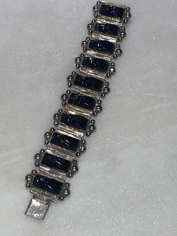 Vintage Classic Onyx Bracelet - image 1