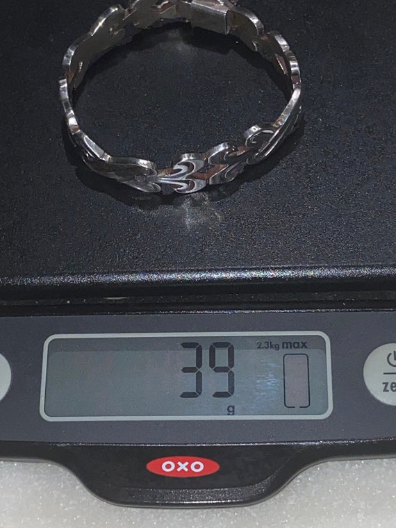 Solid Sterling 39 GR Link Bracelet - image 7