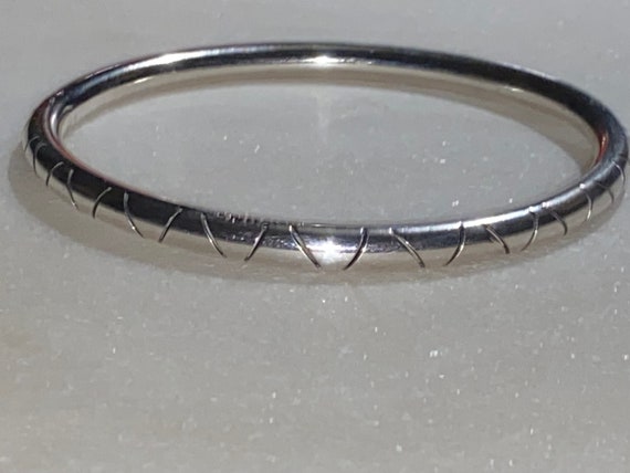 Sterling Silver 925 Bangle - image 2