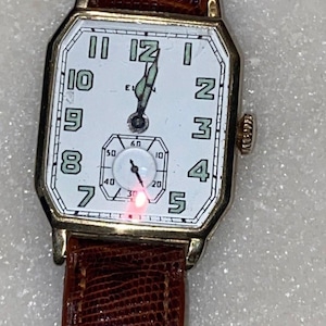 Elgin 14k Glow Watch Vintage 37 GR