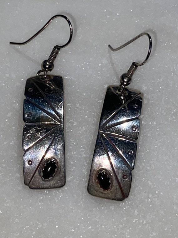 Vintage Silver Native American Earrings