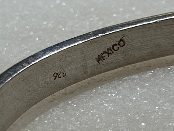 Vintage British 925 Bangle - image 6