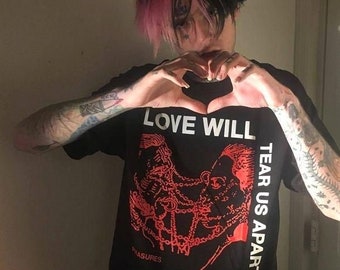 Love will tear us apart shirt lil peep Clearance