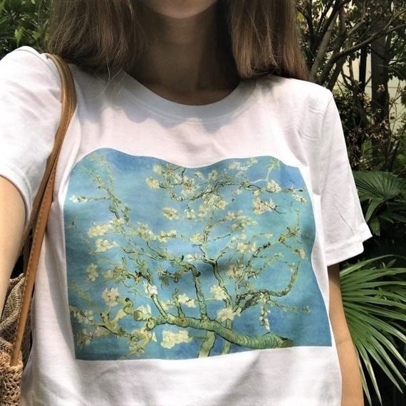 Van Gogh Almond Blossoms Shirt-art shirt,art t shirt,artsy shirt,art clothing,aesthetic shirt,aesthetic clothing,van gogh shirt,tumblr shirt