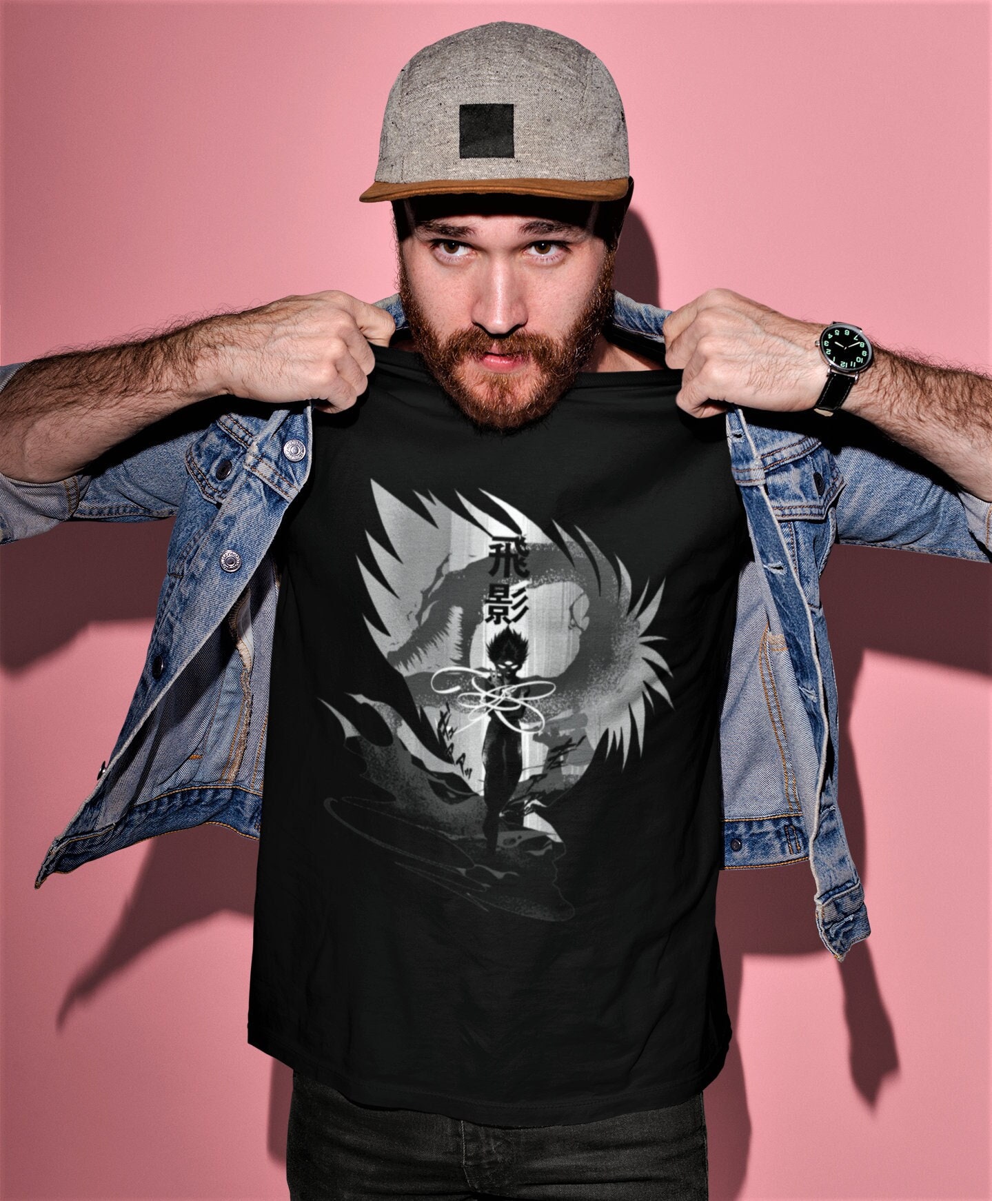 Unisex Hiei Shirt yu Yu Hakusho Shirtyu 