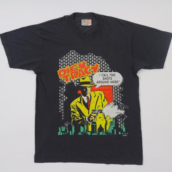 Vintage Dick Tracy T-Shirt Disney Movie TV series