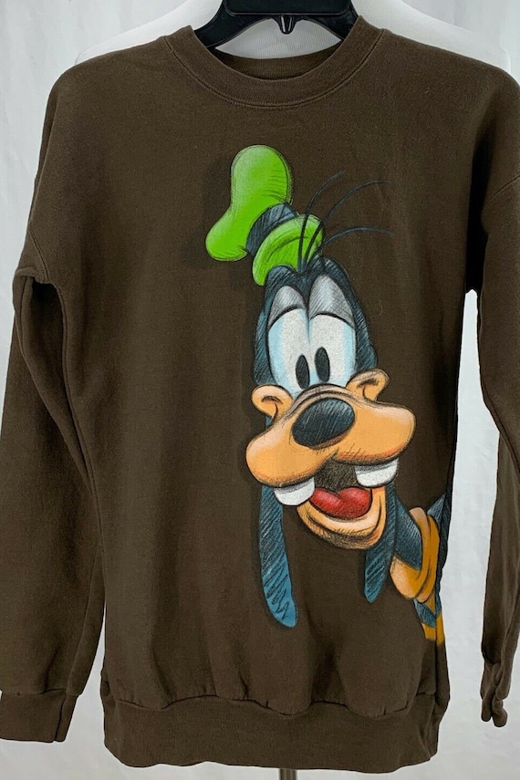 Goofy close-up long t-shirt Hanes medium M slim f… - image 1